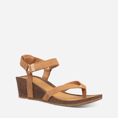 Teva Mahonia Wedge Thong Women's Wedge Sandals South Africa - GXU430895